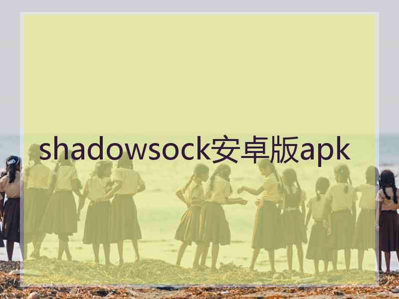 shadowsock安卓版apk