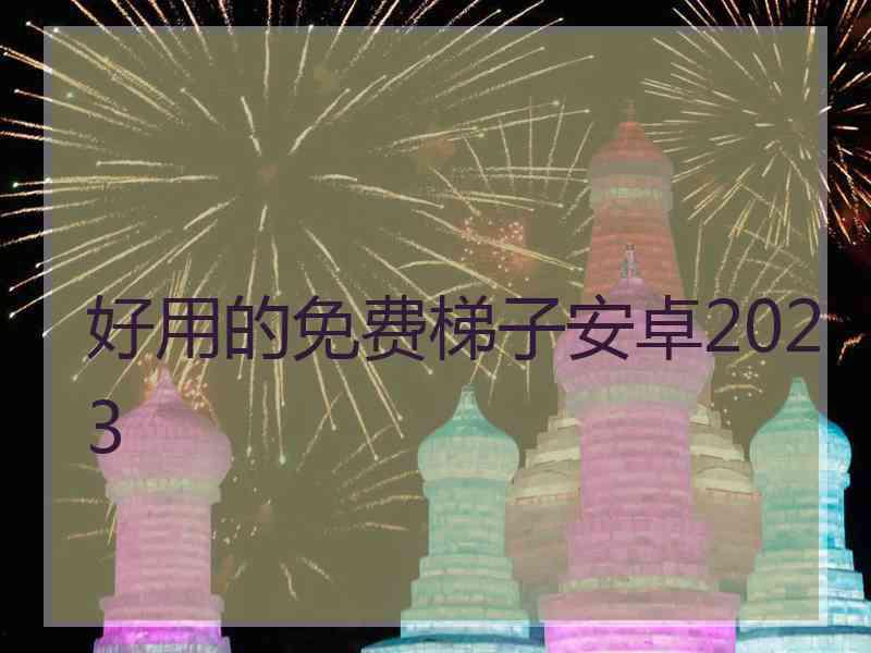 好用的免费梯子安卓2023