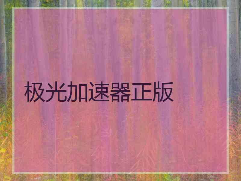 极光加速器正版